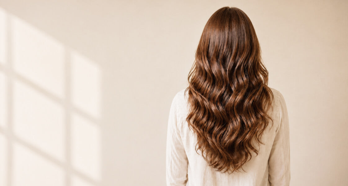Woman with fresh, clean, glossy hair